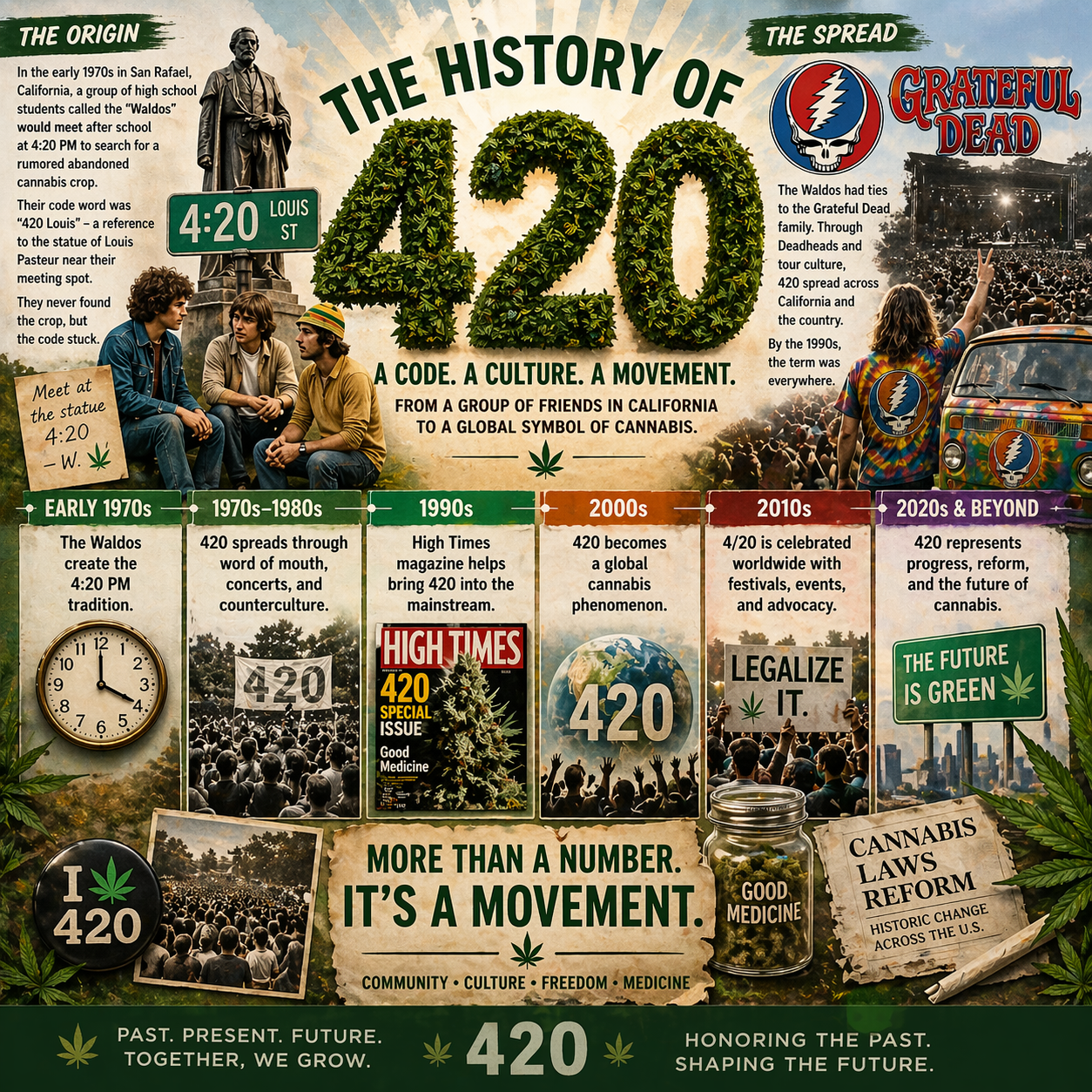 The Origin of 420: How a Number Became the Global Symbol of Cannabis Culture